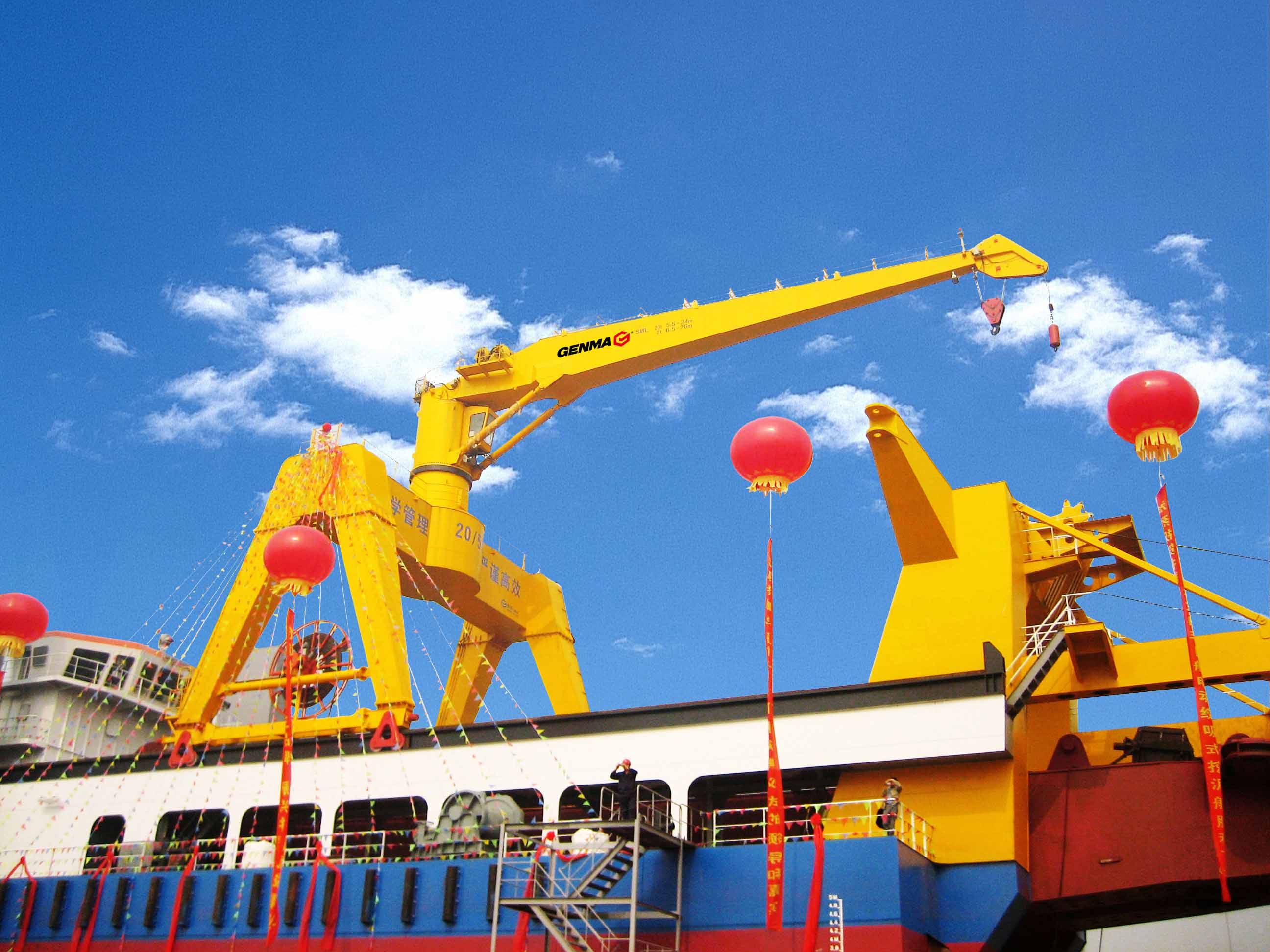 ស្ទូច TCC/FCC (Travelling Cargo Crane / Fixed Cargo Crane)